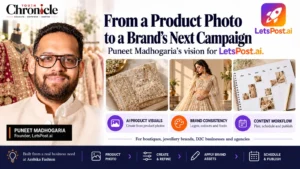 Puneet Madhogaria and LetsPost.ai, an AI content platform for Indian fashion brands, featured by Youth Chronicle